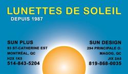 Sunplus (lunettes de soleil, sunglasses), Montréal, QC opening hours