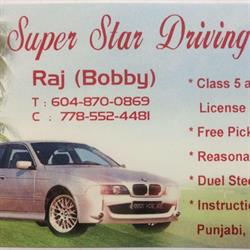 Super star driving school ltd, Abbotsford, BC opening hours