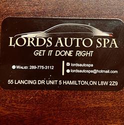 LORDS AUTO SPA, Hamilton, ON opening hours