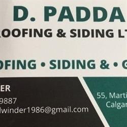 D. Padda Roofing & Siding, Calgary, AB opening hours