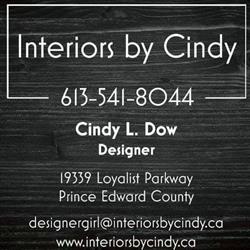 Interiors by Cindy, Consecon, ON opening hours