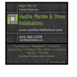 Vantile Marble and Stone, Langley, BC opening hours