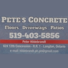 Pete's Concrete Inc, Langton, ON opening hours
