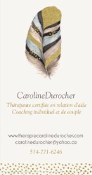 Caroline Durocher TSRH, Thérapeute spécialisée en relations humaines, Deux-Montagnes, QC opening hours