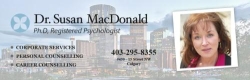 Dr. Susan MacDonald Registered Psychologist, Calgary, AB opening hours