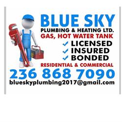 Blue Sky Plumbing Heating Drainage Service in Surrey & Greater Vancouver, opening hours