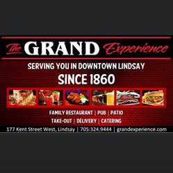 The Grand Experience, Lindsay, ON opening hours