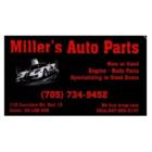 Miller's Auto Parts, Barrie, ON opening hours