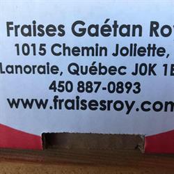 Fraises Gaetan Roy, Lanoraie, QC opening hours