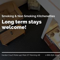 Garden Court Motel, Manning, AB opening hours