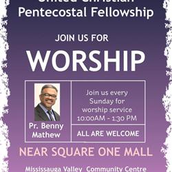 United Christian Pentecostal Fellowship, CANADA, Mississauga, ON opening hours