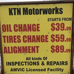 KTN Motorworks LTD., Calgary, AB opening hours