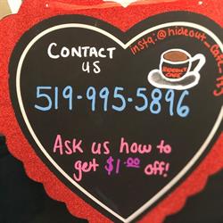 Hideout cafe, Windsor, ON opening hours