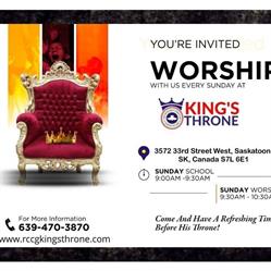 RCCG, King's Throne Parish, Saskatoon, SK opening hours