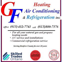 GF Heating, Air Conditioning & Refrigeration, Renfrew, ON opening hours