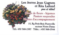 Les Serres Rita Lafond, Pierreville, QC opening hours
