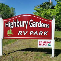 Highbury Gardens RV Park, Kentville, NS opening hours