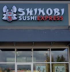 Shinobi Sushi Express, Maple Ridge, BC opening hours