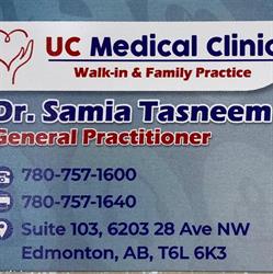 UC Medical Clinic - Mill Woods, Edmonton, AB opening hours