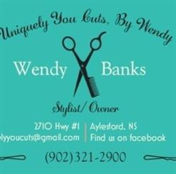 Uniquely You Cuts, By Wendy, Aylesford, NS opening hours