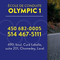 École de conduite Olympic1, Laval, QC opening hours