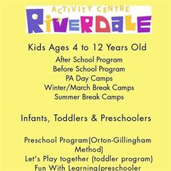 Riverdale Activity Centre, Toronto, ON opening hours