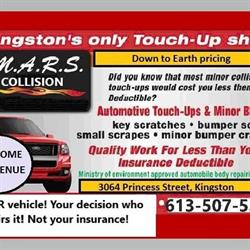 M.A.R.S. Collision, Kingston, ON opening hours
