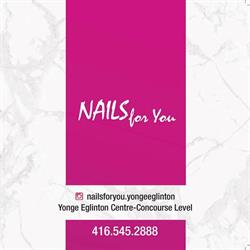 NAILS FOR YOU Yonge Eglinton, Toronto, ON opening hours