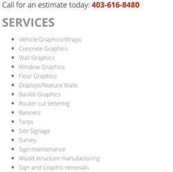 macleodsigns inc, Calgary, AB opening hours