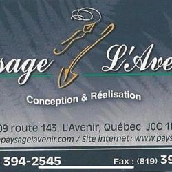 Paysage L'Avenir Inc., opening hours