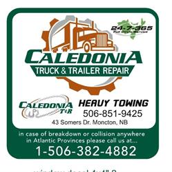 Caledonia Truck & Trailer Repair, Moncton, NB opening hours