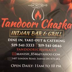 Tandoori Chaska, Sarnia, ON opening hours