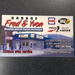 Garage Fred & Yvon Inc., La Baie, QC opening hours