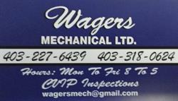Wagers Mechanical, Innisfail, AB opening hours