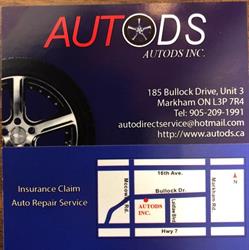 AURORA MOTOR WORK (AUTODS INC) - MARKHAM, Markham, ON opening hours