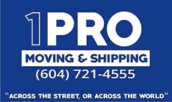 1PRO Moving Company Vancouver & Shipping, opening hours