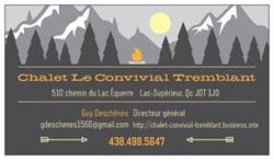 Chalet Le Convivial Tremblant, Lac-Supérieur, QC opening hours