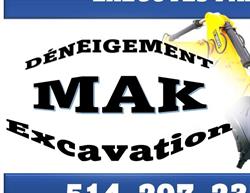 Déneigement MAK Excavation - Aménagement Paysager Saint-Colomban, opening hours