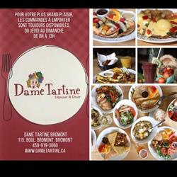 Dame Tartine Bromont, Granby, QC opening hours