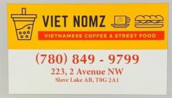 Viet Nomz Vietnamese Coffee and Street Food, Slave Lake, AB opening hours