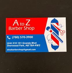 A To Z Barbershop, Sherwood Park, AB opening hours