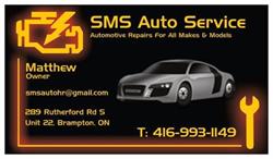 SMS Auto Service, Brampton, ON opening hours
