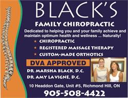 Black's Wellness Clinic, Richmond Hill, ON opening hours