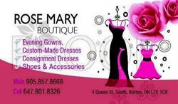 Rose Mary Boutique Bolton, opening hours