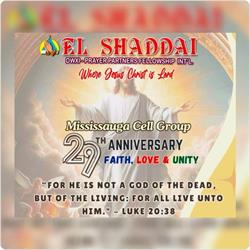 El Shaddai Mississauga, Ontario, Canada, opening hours