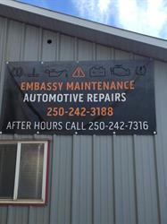 Embassy Maintenance Automotive, Tumbler Ridge, BC opening hours