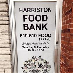 Harriston Food Bank, opening hours
