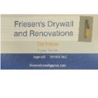 Friesen's Drywall and Renovations, Ingersoll, ON opening hours