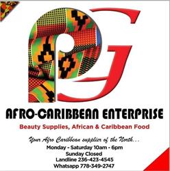 PG Afro Caribbean Enterprise, Prince George, BC opening hours