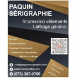 Paquin Sérigraphie, Trois-Rivières, QC opening hours